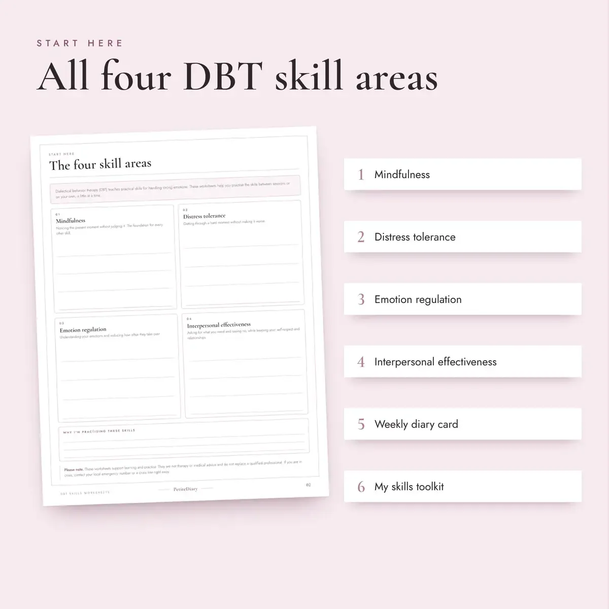 DBT Worksheets, image 3