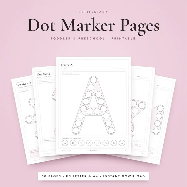 Dot Marker Pages for Toddlers