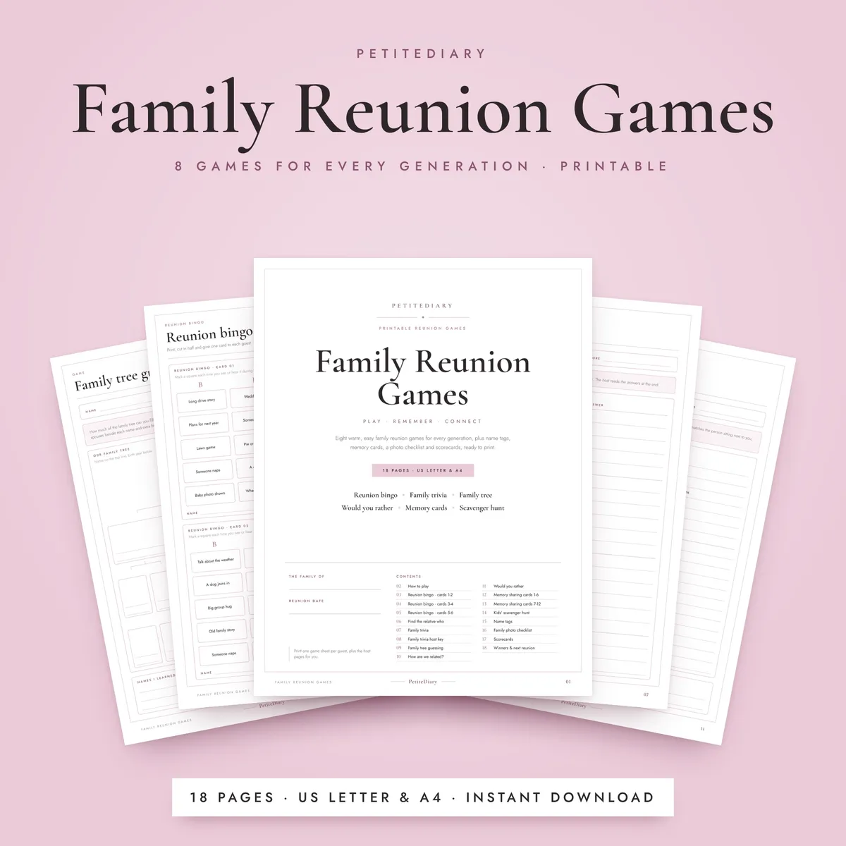 Family Reunion Games