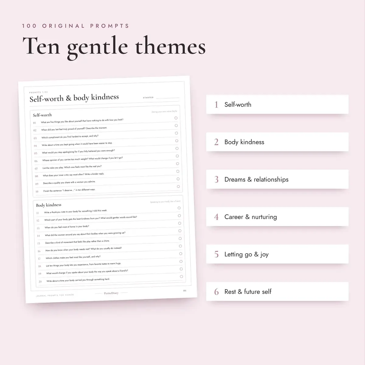 Journal Prompts for Women, image 3