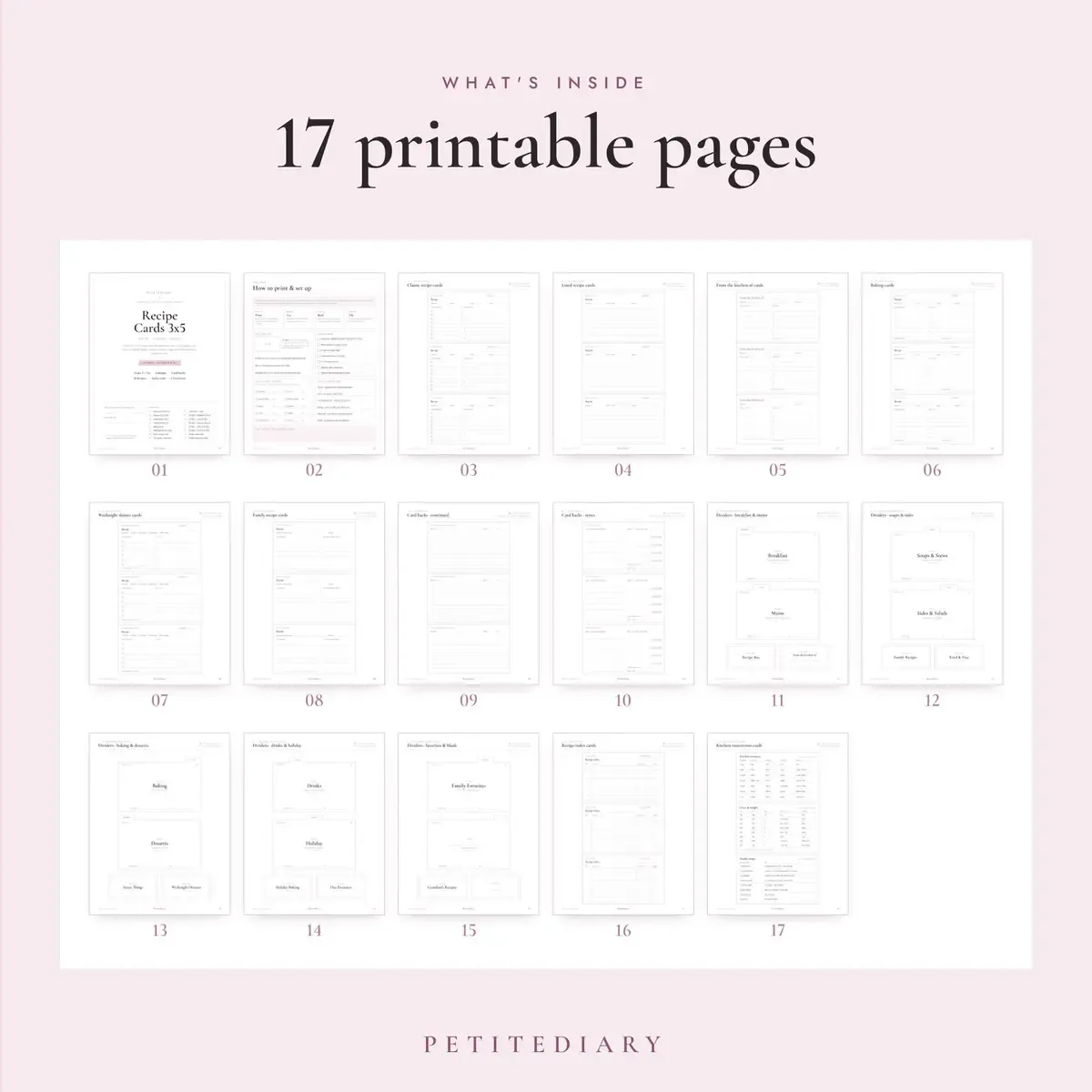 Recipe Cards 3x5, image 2