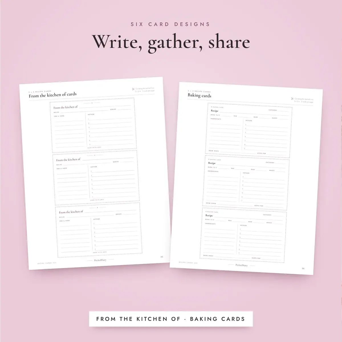 Recipe Cards 3x5, image 4