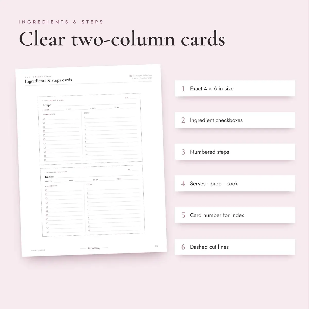 Recipe Cards 4x6 and 3x5, image 3