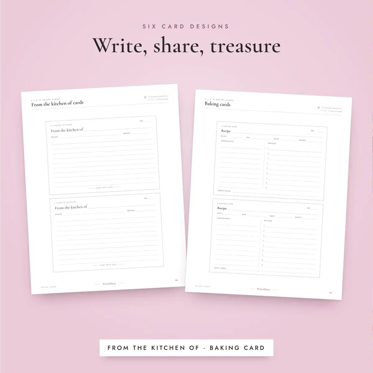 Recipe Cards 4x6 and 3x5, image 4