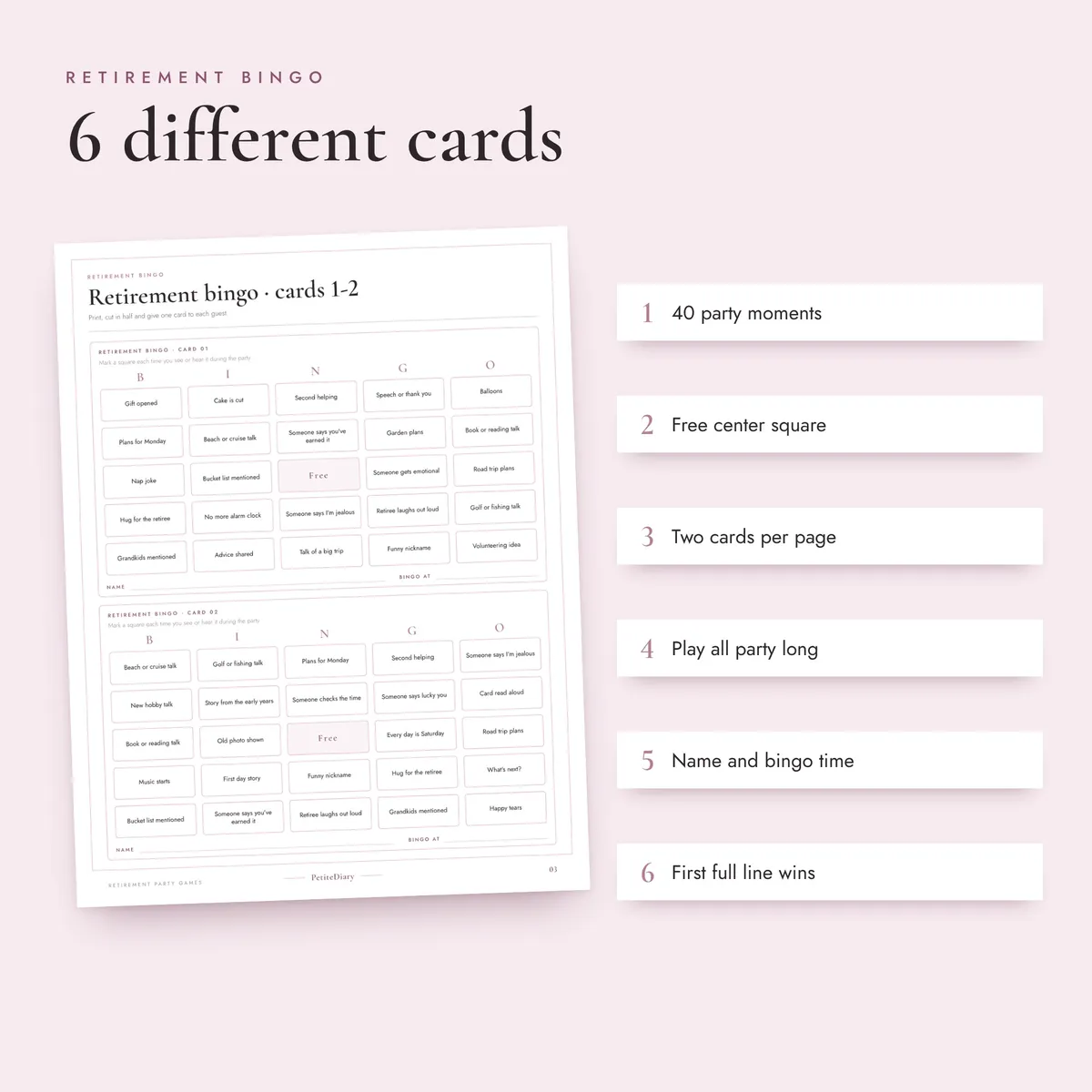 Retirement Party Games, image 3