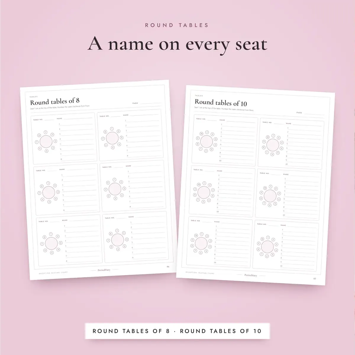 Seating Chart for Wedding Reception, image 4