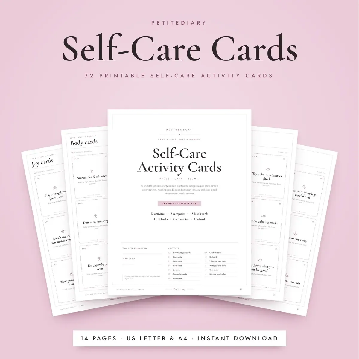 Self Care Cards