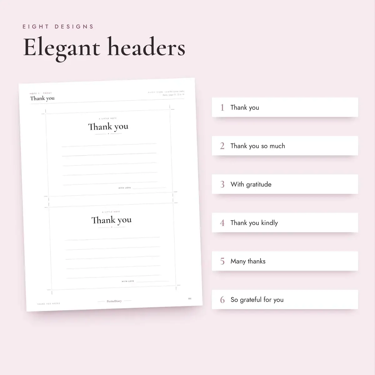 Thank You Notes, image 3