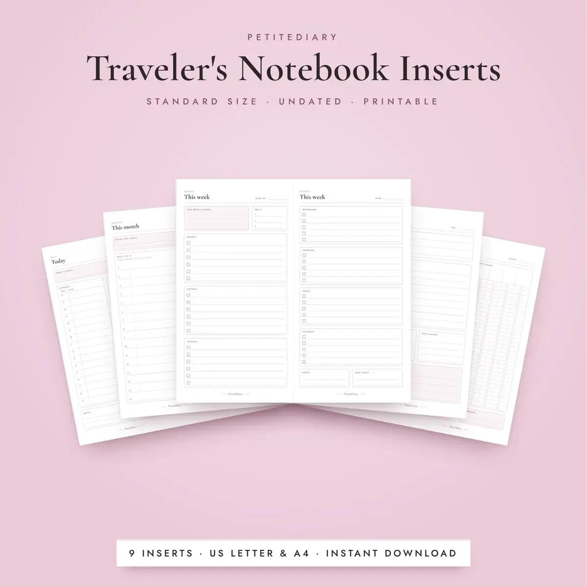 Traveler's Notebook Inserts