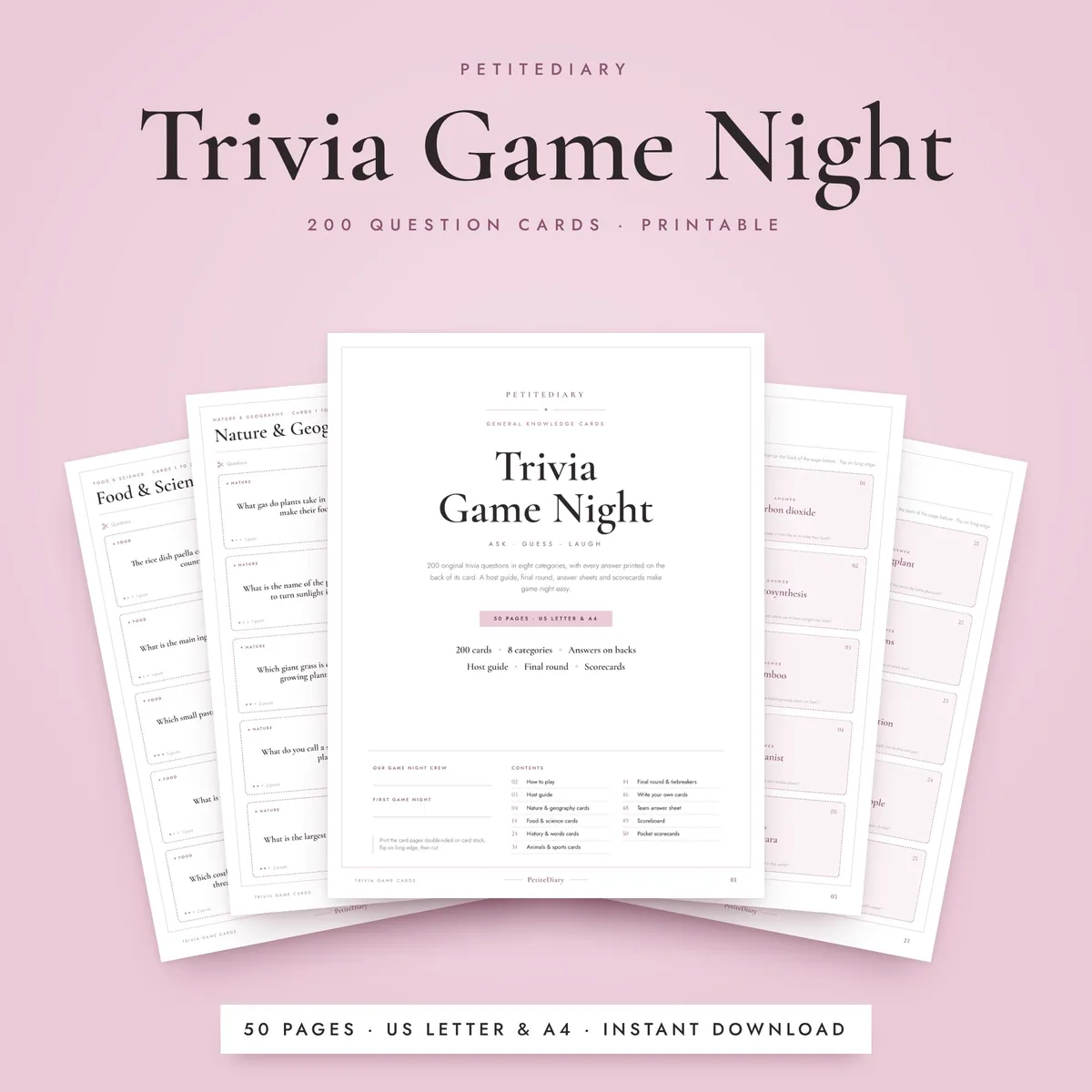Trivia Games for Adults & Family