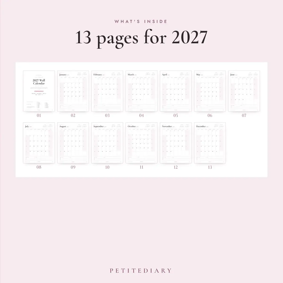 Wall Calendar 2027, image 2