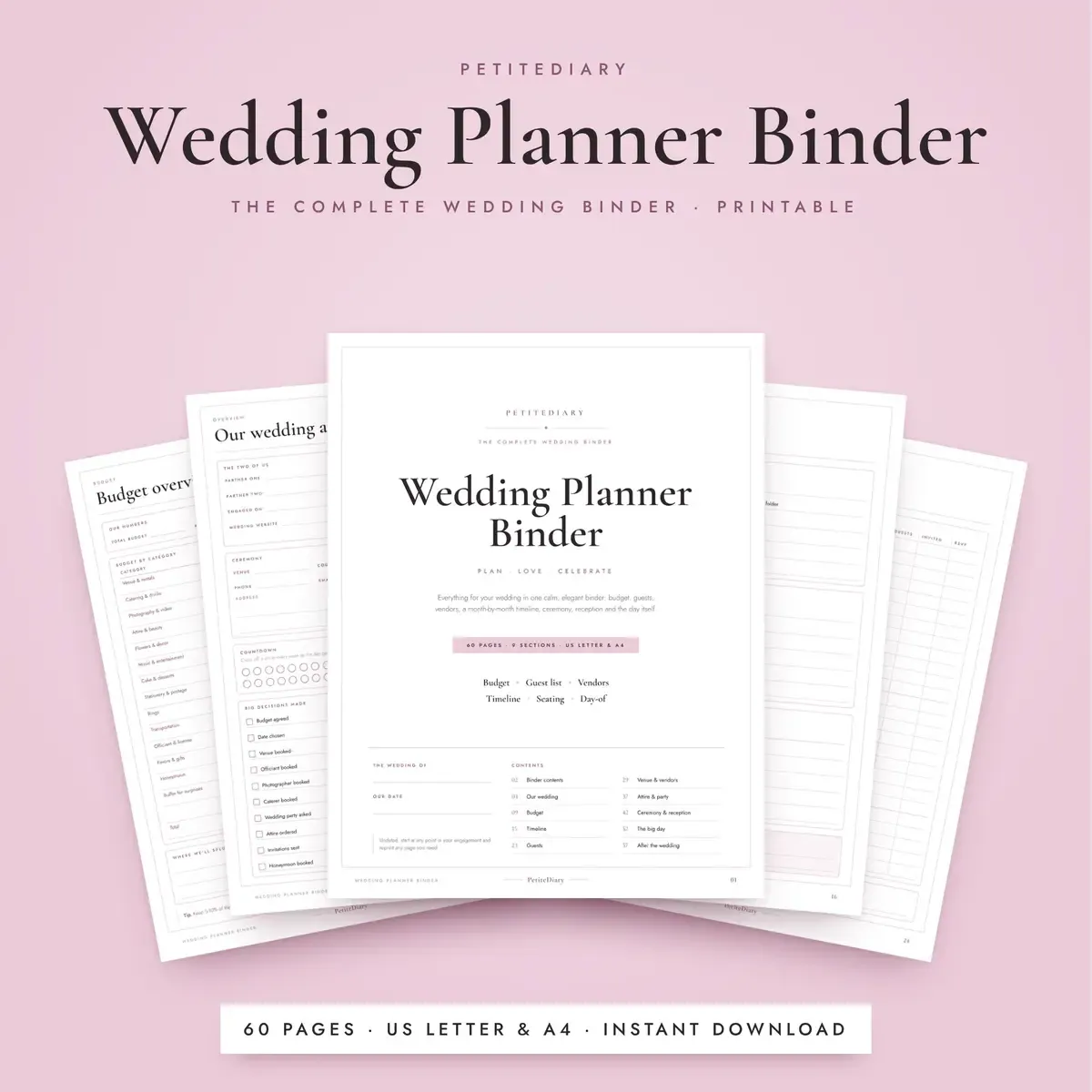 Wedding Planner Binder
