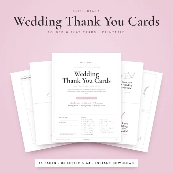 Wedding Thank You Cards
