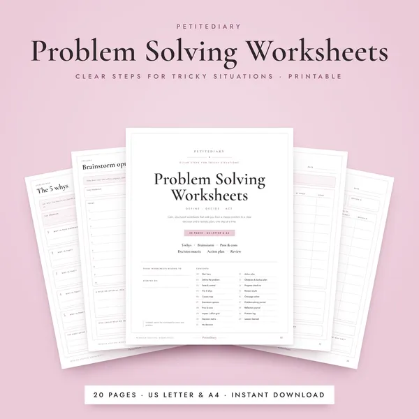 Problem Solving Worksheet