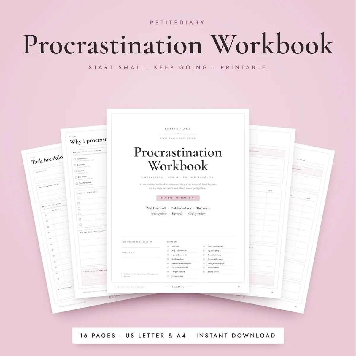 Procrastination Workbook