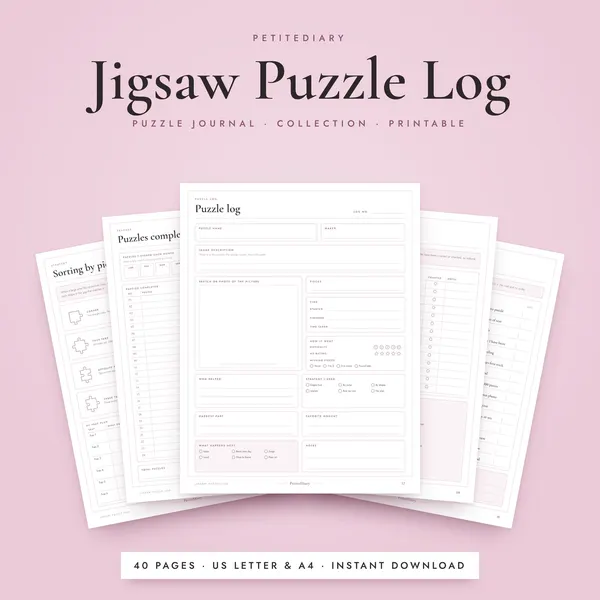 Jigsaw Puzzle Log