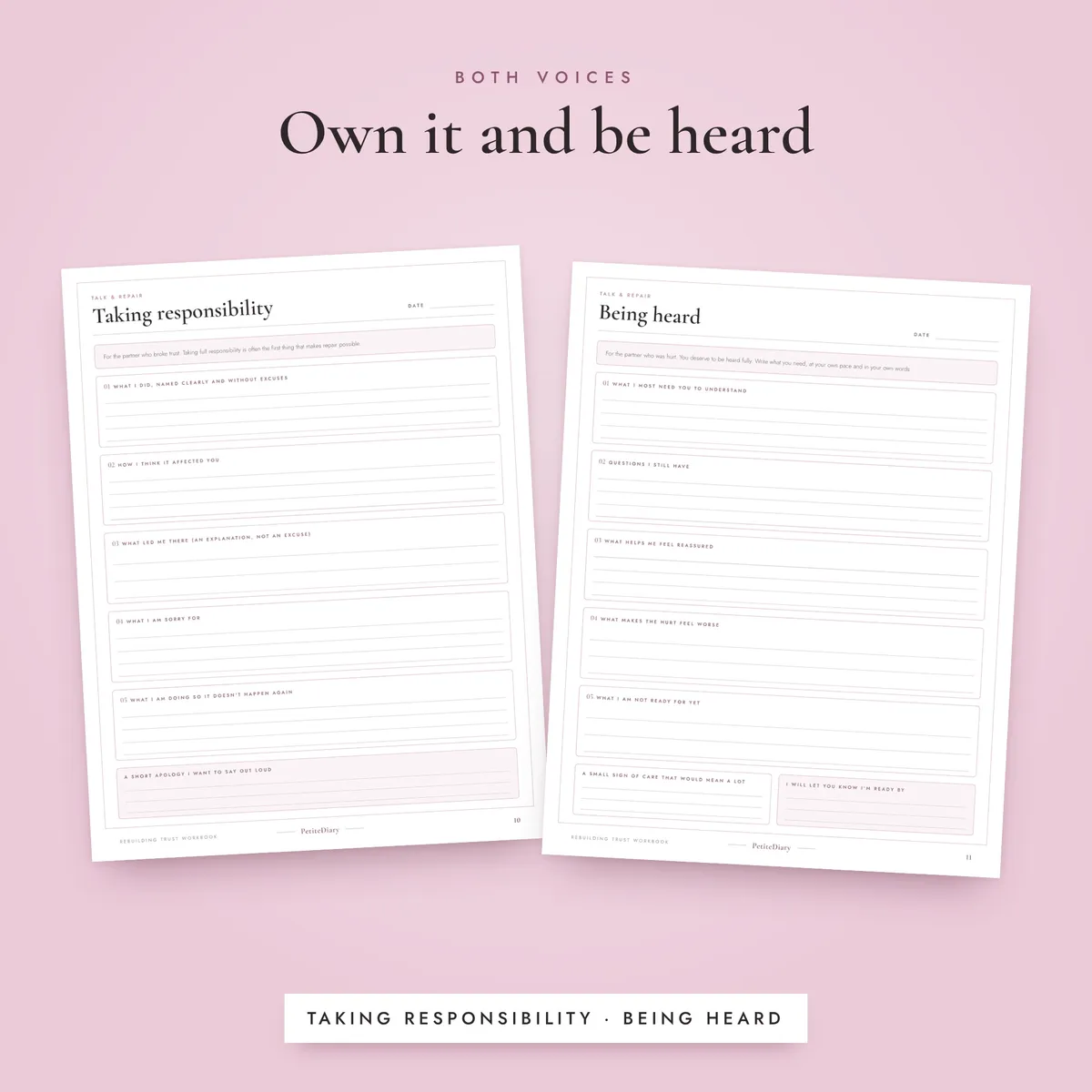 Rebuilding Trust Workbook for Couples, image 4