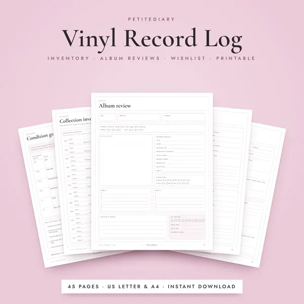 Vinyl Record Collection Log