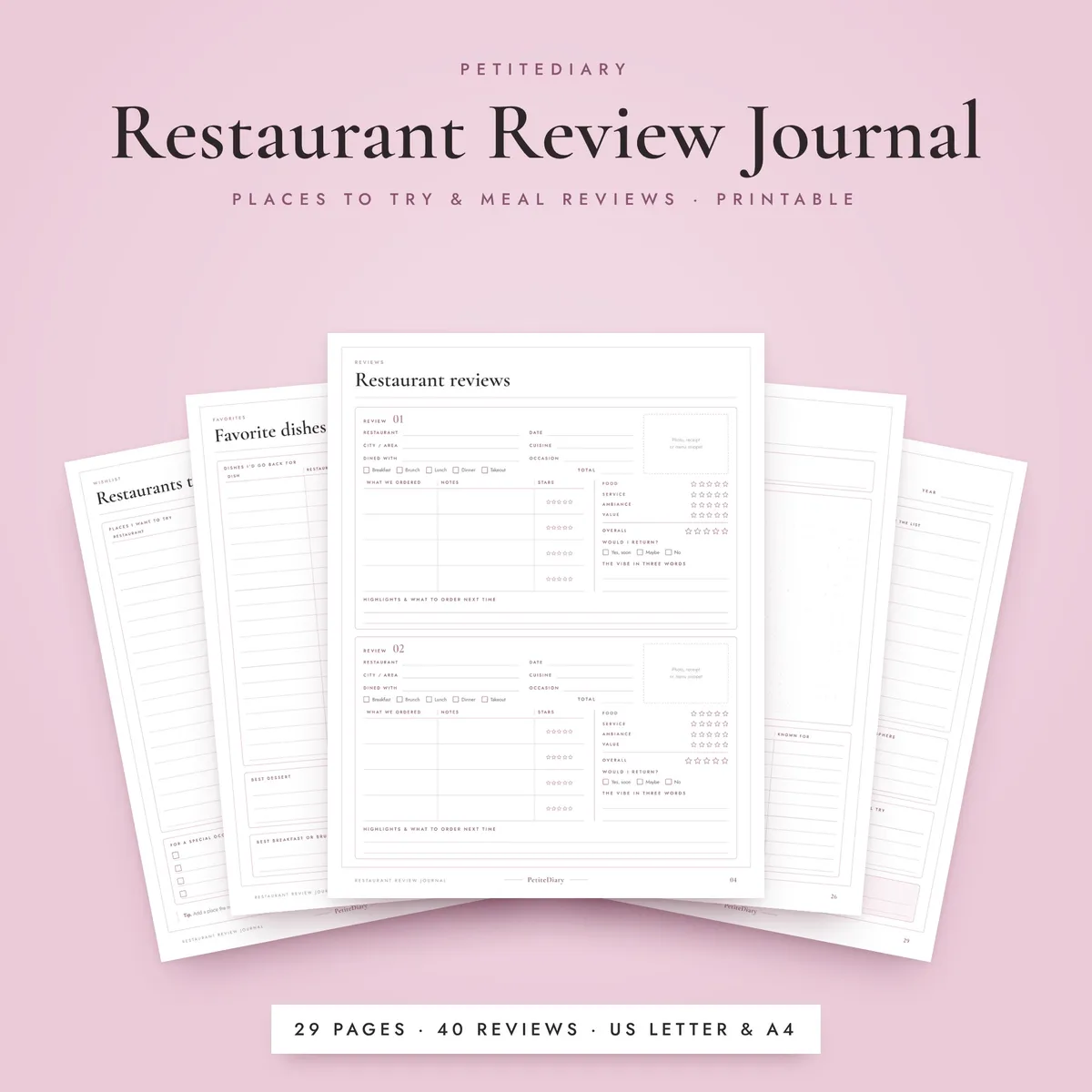 Restaurant Journal