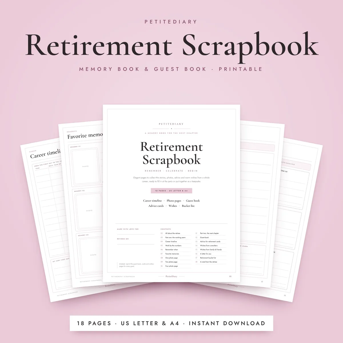 Retirement Scrapbook