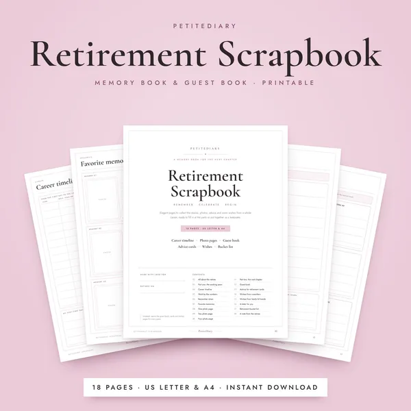 Retirement Scrapbook