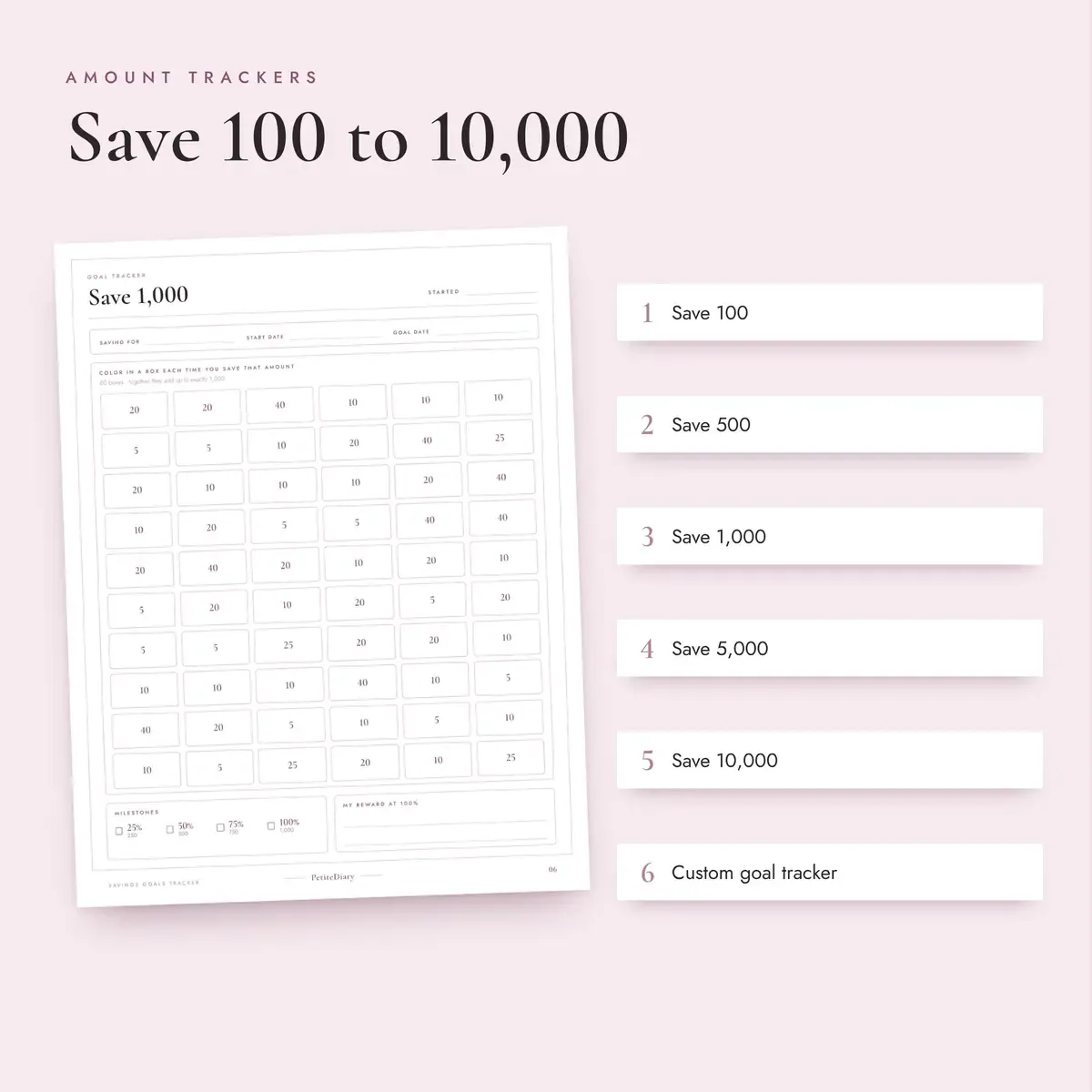Savings Tracker Bundle, image 3