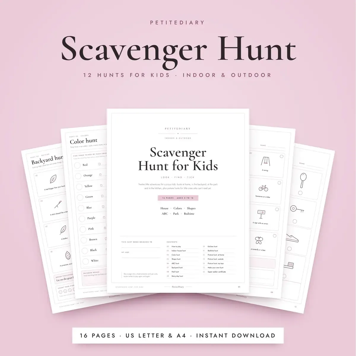 Scavenger Hunt for Kids