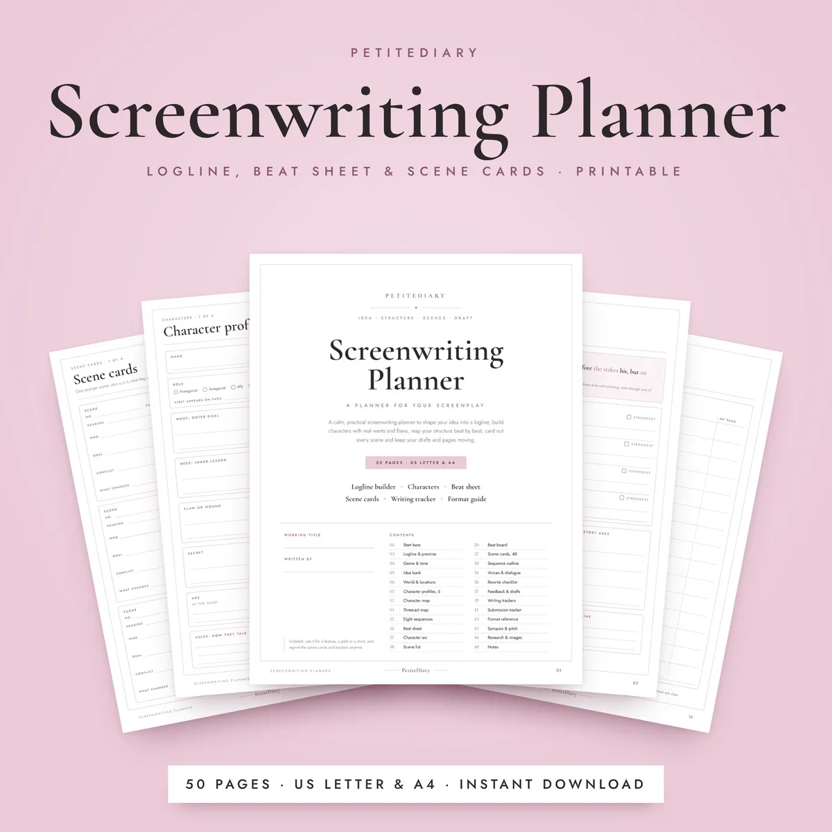 Screenwriting Planner