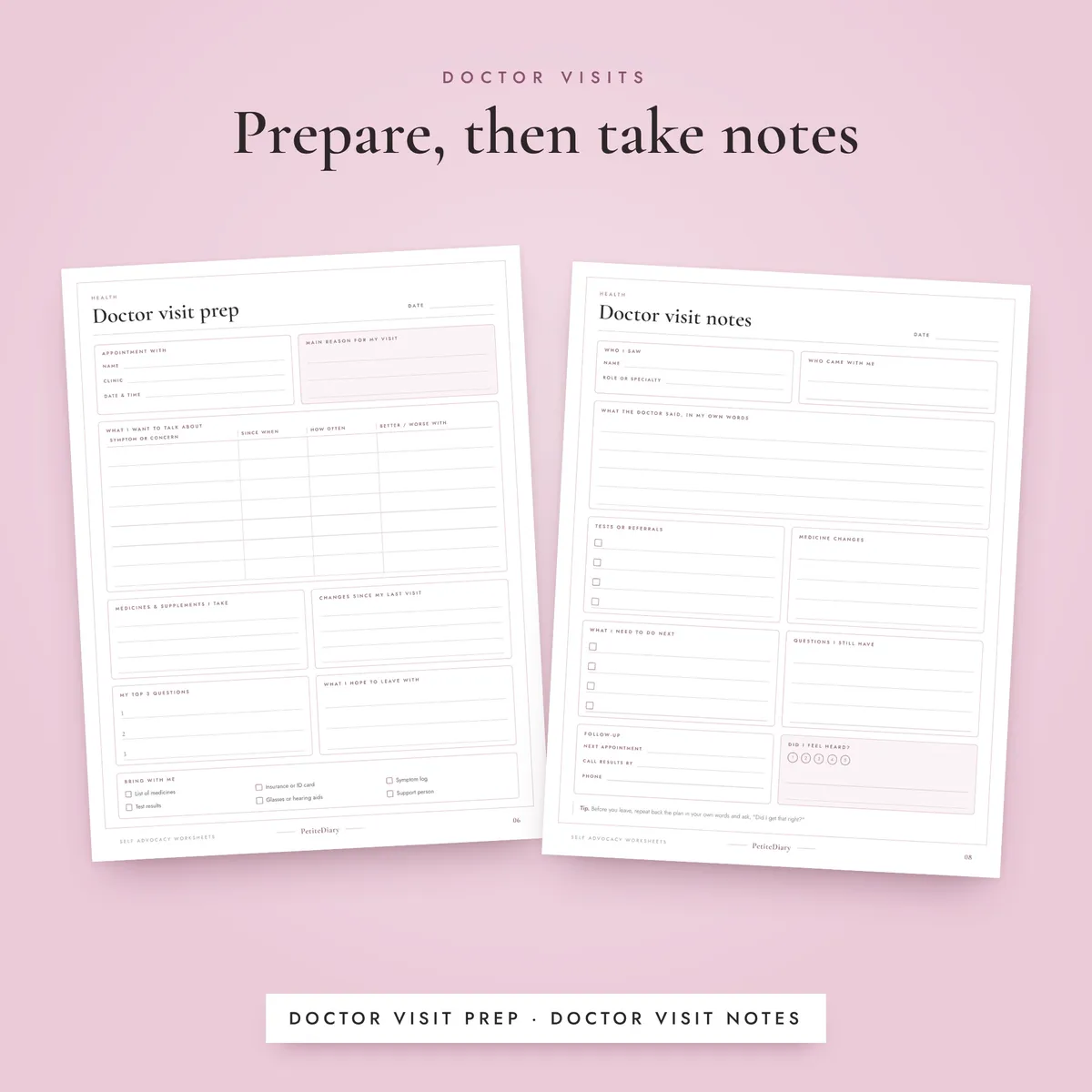 Self Advocacy Worksheets, image 4