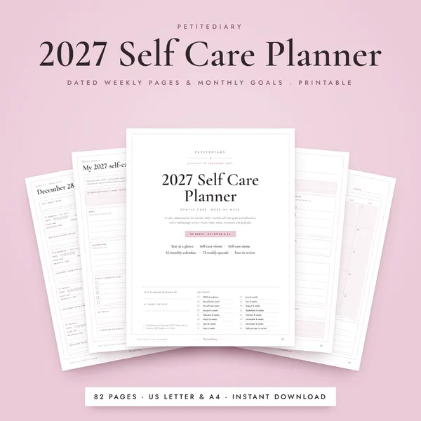 Self Care Planner 2027
