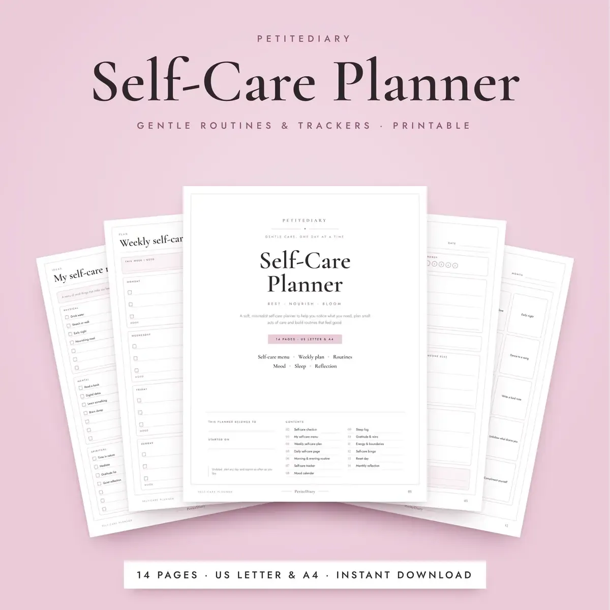 Self Care Planner for Women