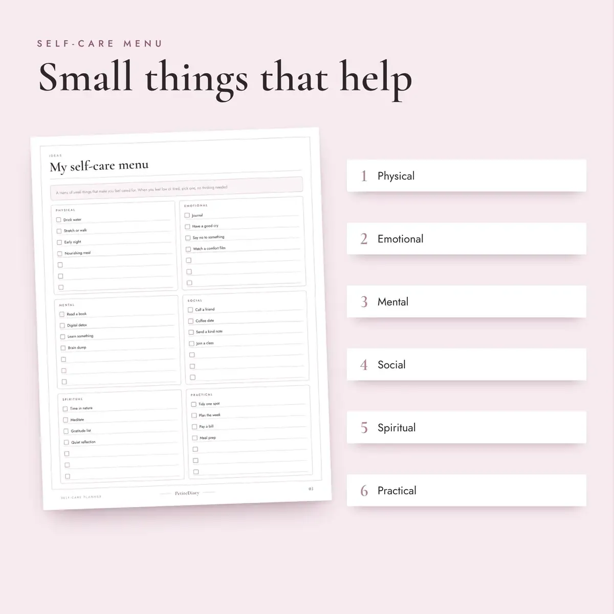 Self Care Planner for Women, image 3