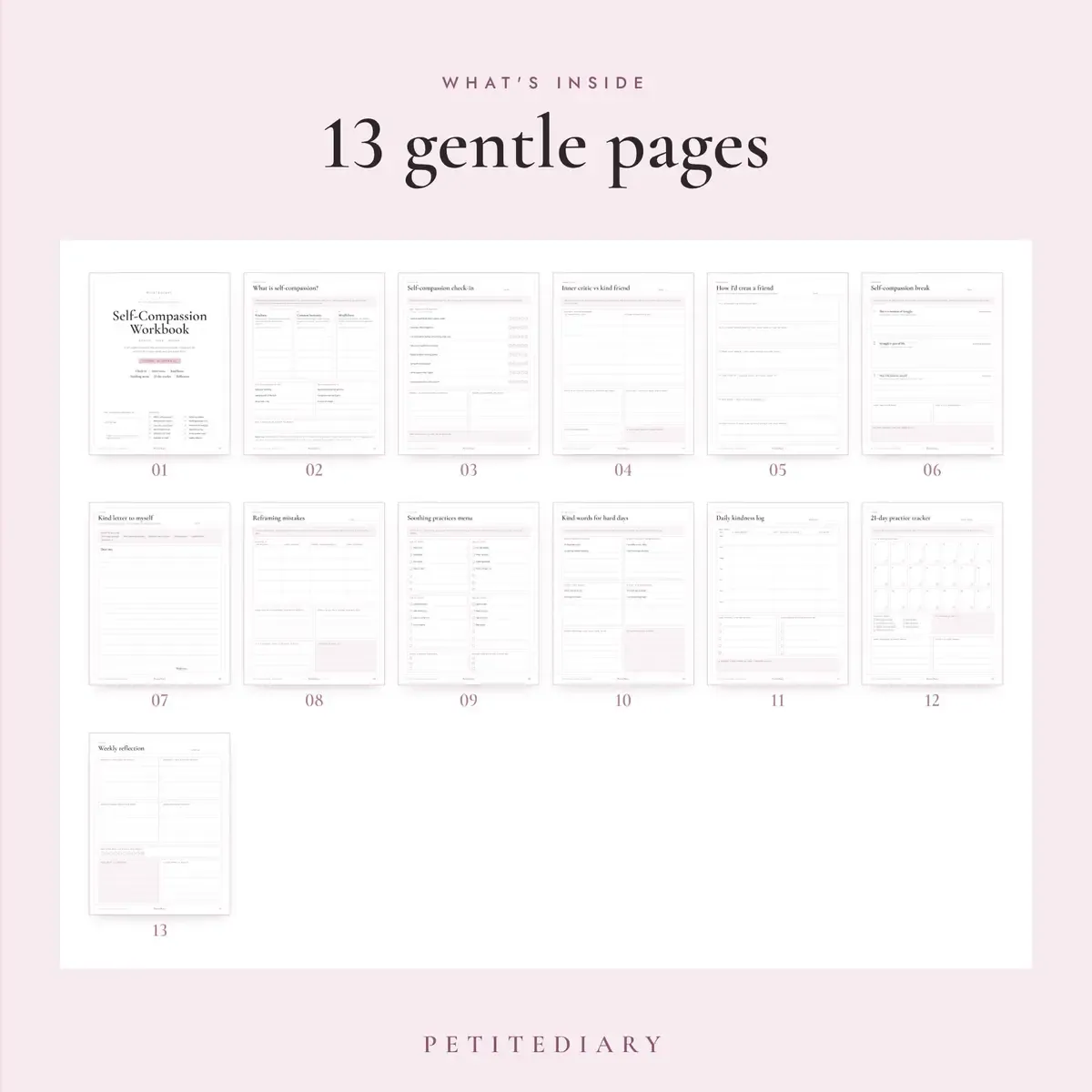 Self Compassion Workbook, image 2