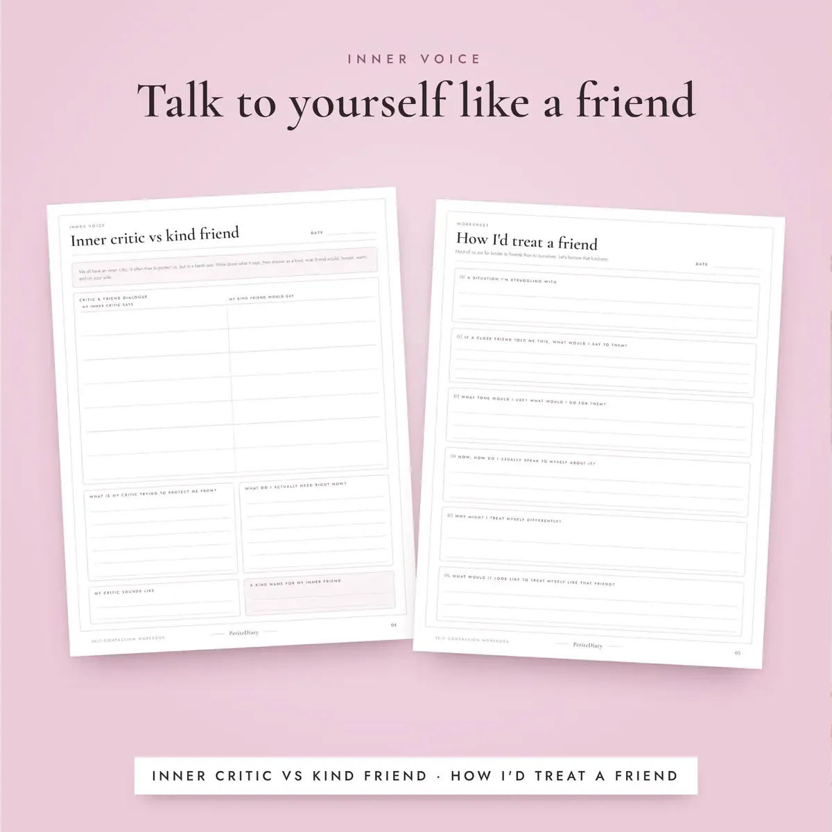 Self Compassion Workbook, image 4