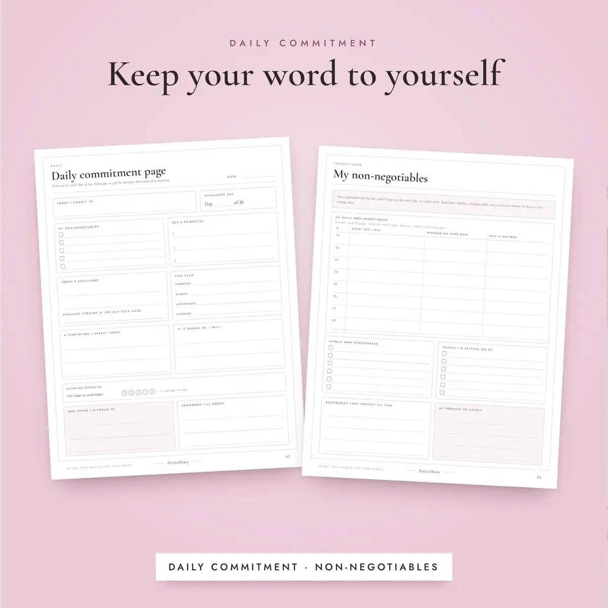 Self Discipline Challenge, image 4