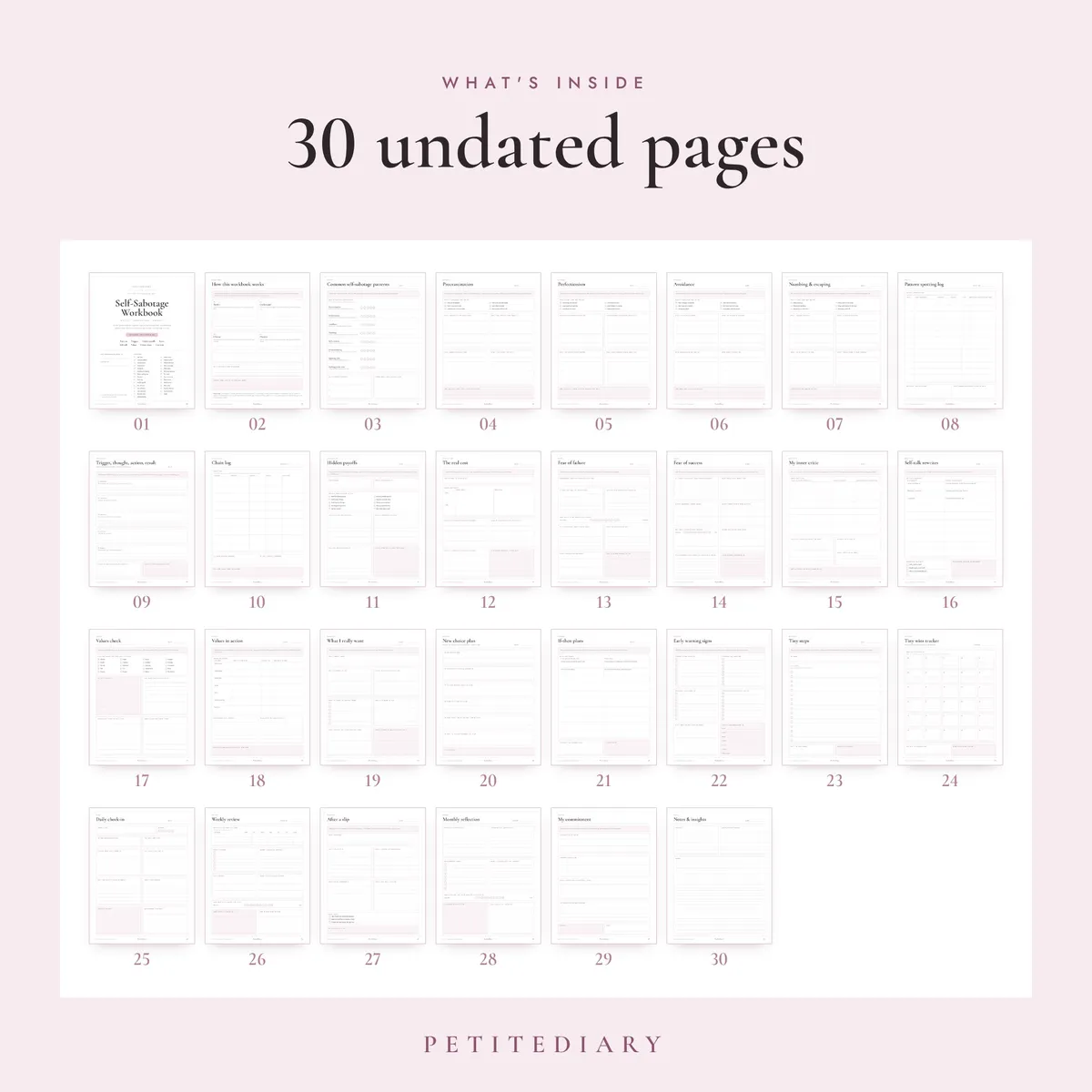 Self Sabotage Workbook, image 2