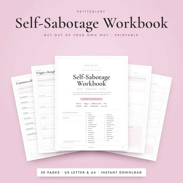 Self Sabotage Workbook