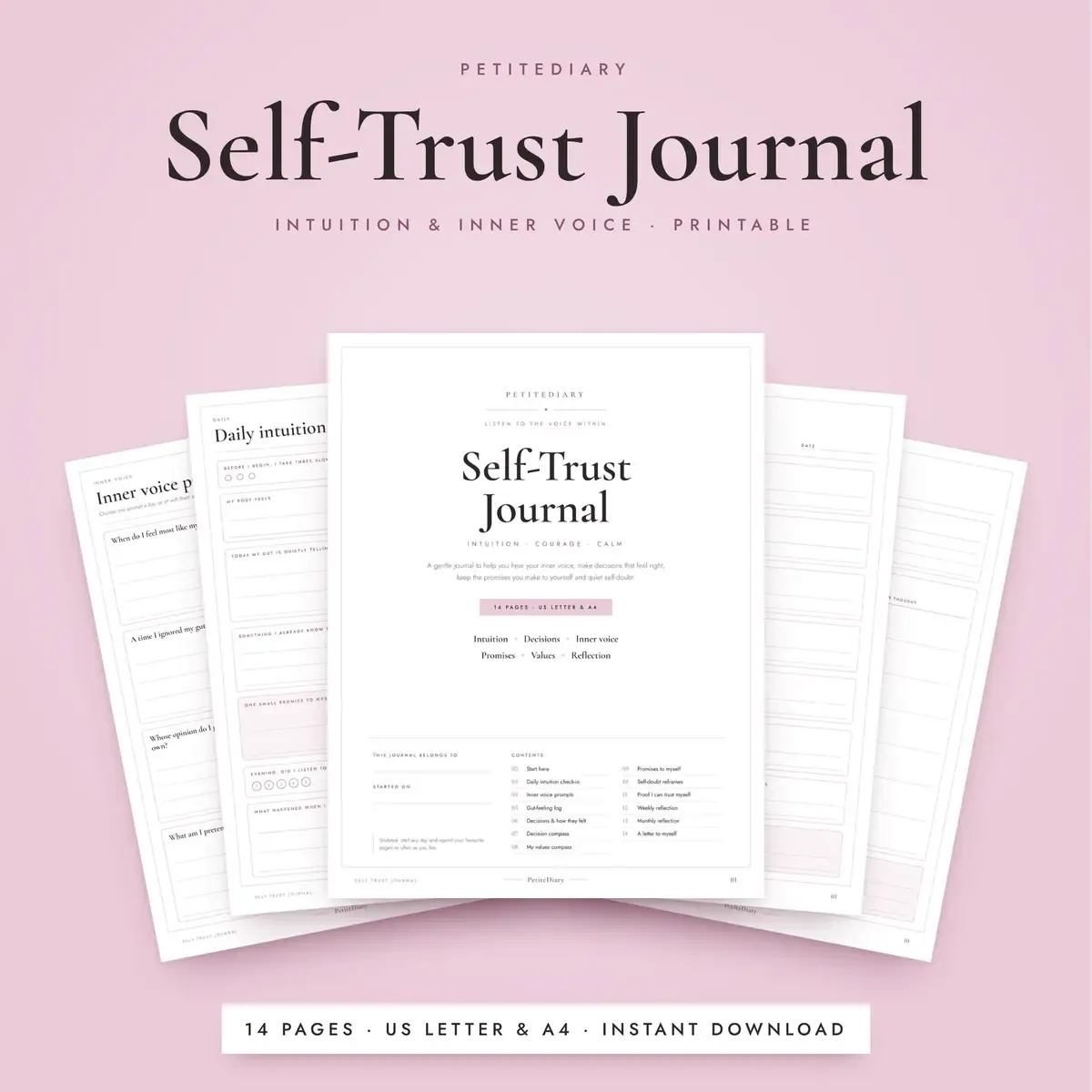 Self Trust Journal