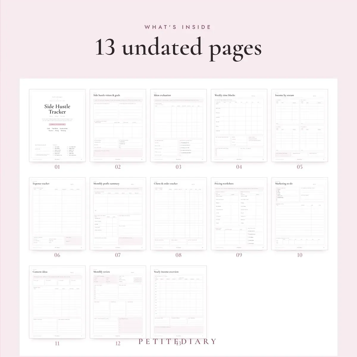 Side Hustle Planner, image 2
