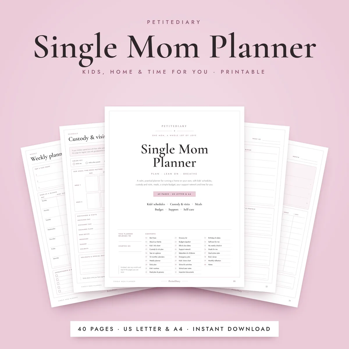 Single Mom Planner