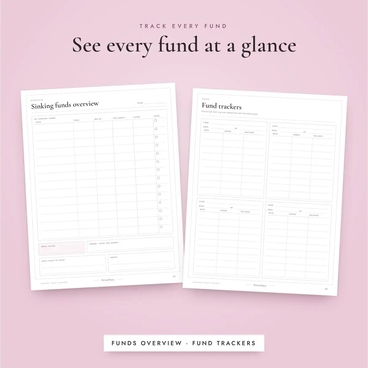 Sinking Funds Tracker, image 4