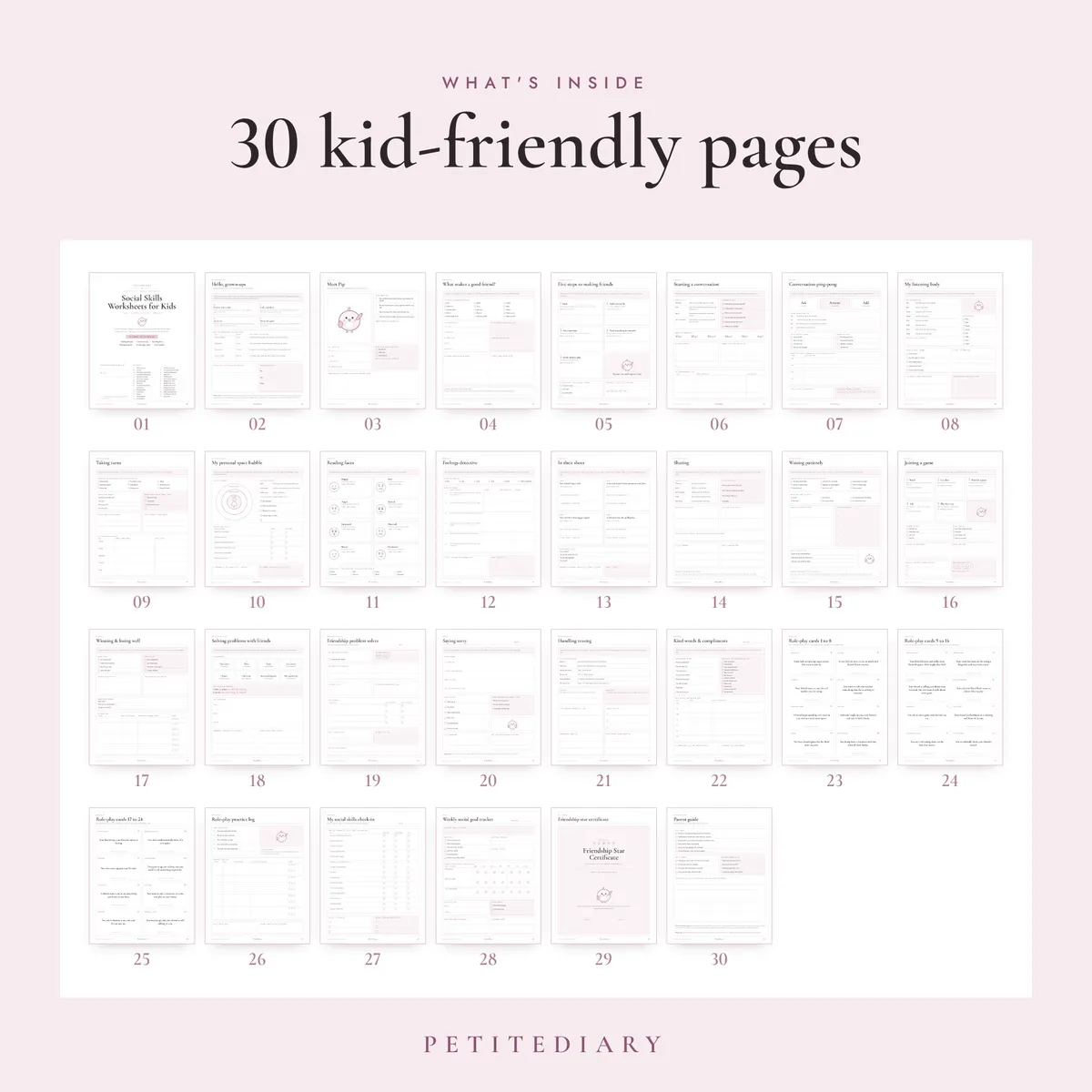 Social Skills Worksheets for Kids, image 2