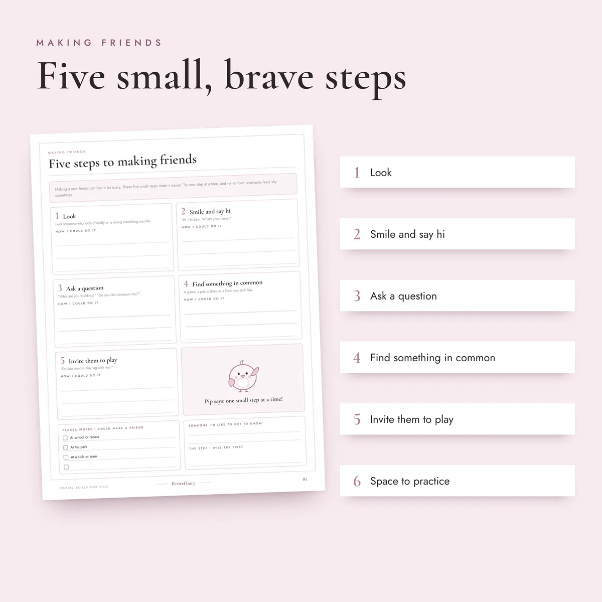 Social Skills Worksheets for Kids, image 3