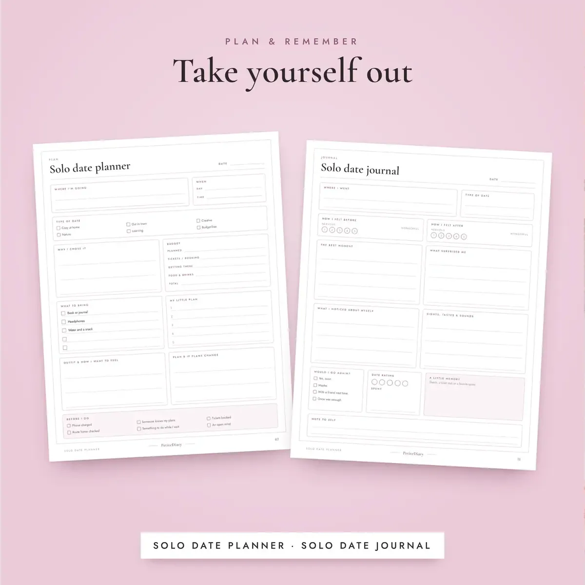 Solo Date Planner, image 4