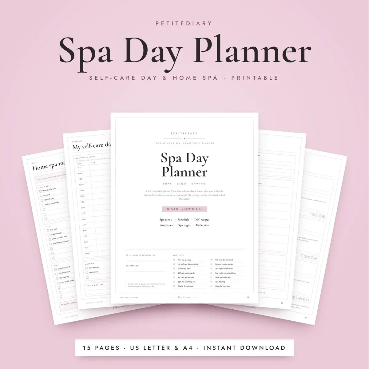 Spa Day Planner