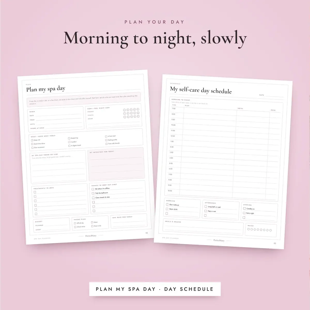 Spa Day Planner, image 4