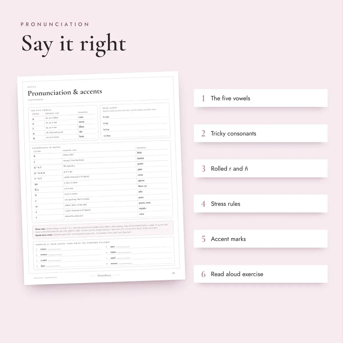 Spanish Workbook for Beginners, image 3