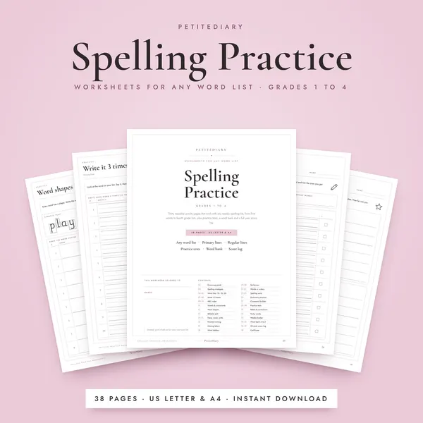 Spelling Practice Worksheets
