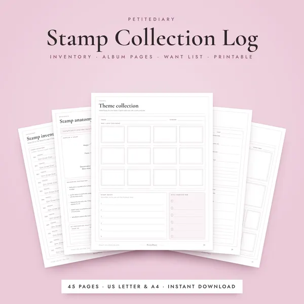 Stamp Collection Log