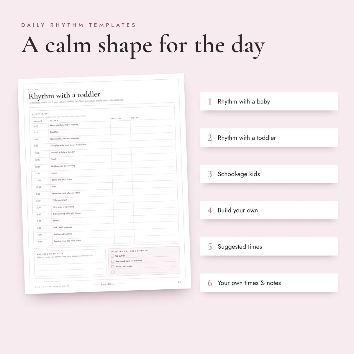 Stay at Home Mom Schedule, image 3